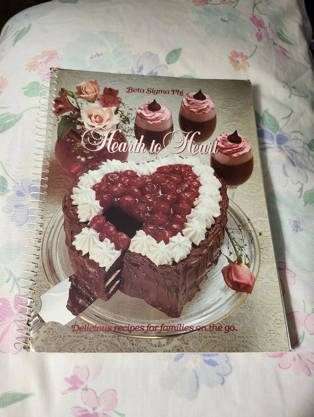 Vintage 1995 "Heart To Heart" Cookbook by Beta Sigma Phi
